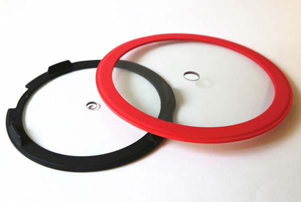 Flat/Round/Rectangular/Dome Glass Lid, with Molding Silicone Rim.